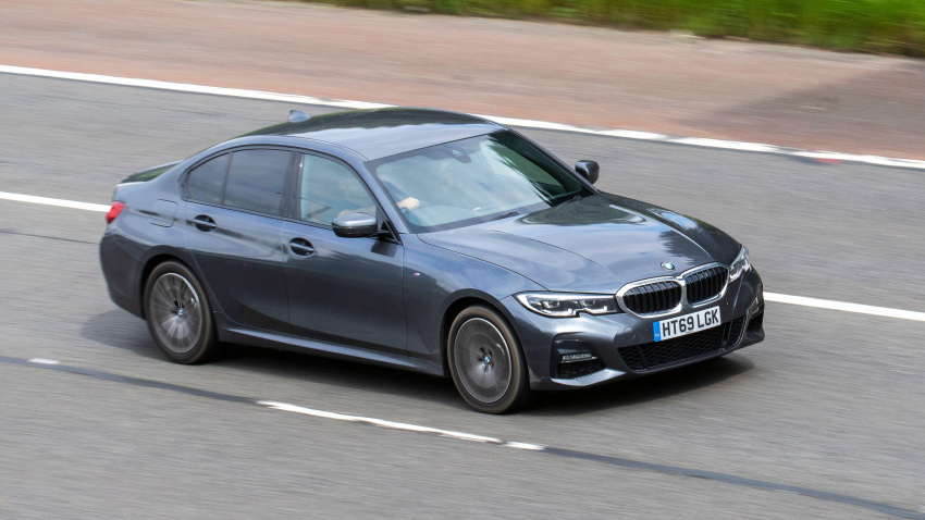 BMW 330E M Sport Auto gris 2019