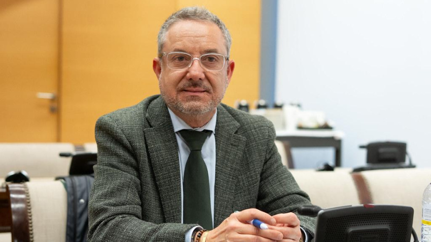 Antonio Martínez, en su despacho