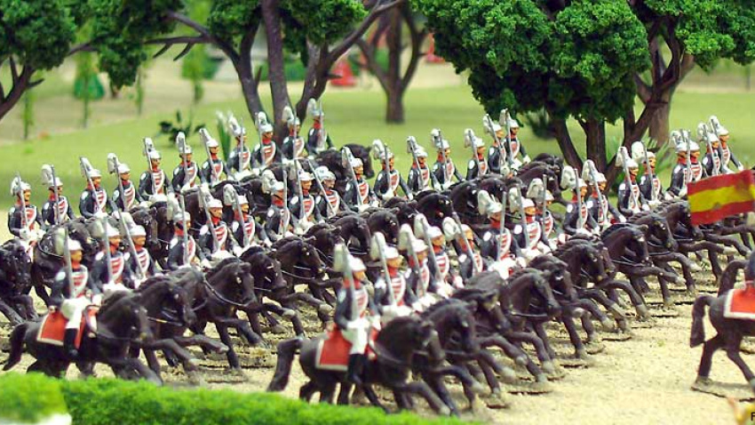 El Museo de Miniaturas cuenta con miles de figuras que repasan la historia de España a través de sus ejércitos