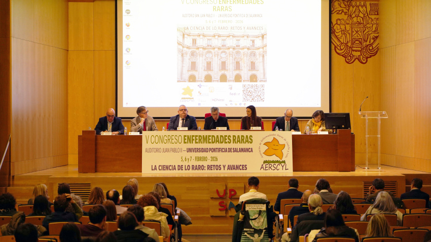 V Congreso de Enfermedades Raras en la Universidad Pontifica de Salamanca