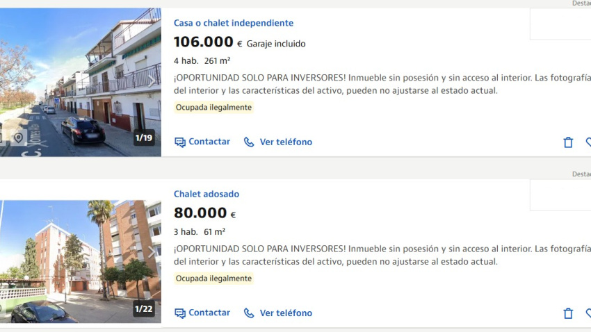 Viviendas ocupadas en Sevilla