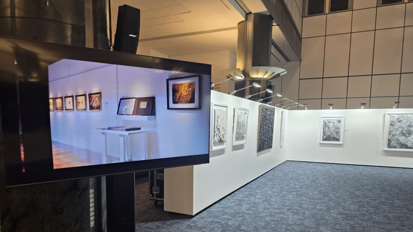 Exposición ‘Lo que perdura’, de Marcos Tamargo, en el Parlamento Europeo