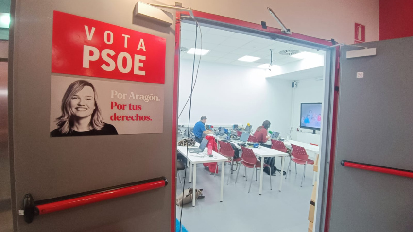 Sede del PSOE en Zaragoza