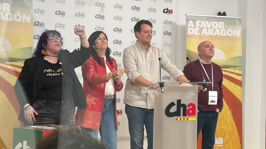 Chunta Aragonesista celebra sus resultados electorales
