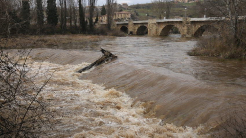 El río Duero a su paso por Soria