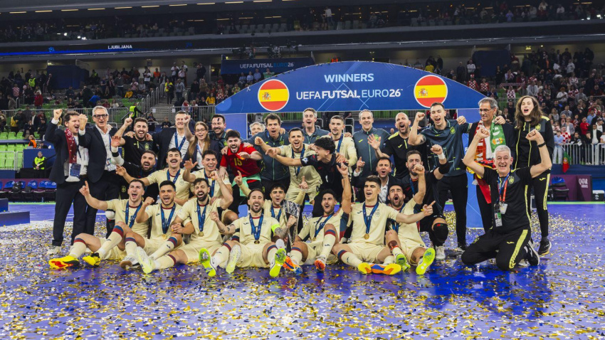 Combinado español campeón de Europa