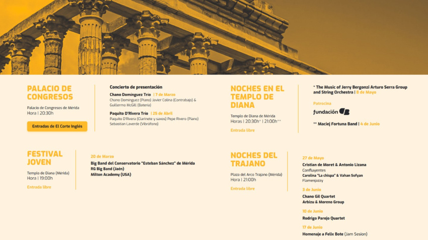 Chano Domínguez enciende el Mit Jazz en Mérida con su mítico trío