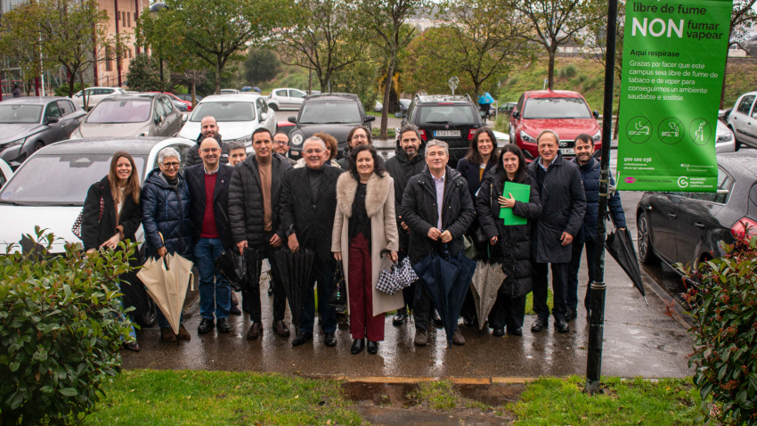 Presentación de la iniciativa de Espazos sen Fume en el Campus de Elviña