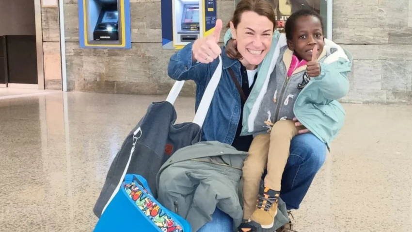 Uno de los niños africanos que llegan a España con la ONG Tierra de Hombres