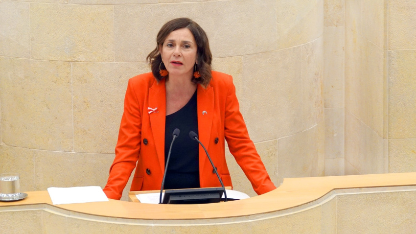 La diputada del PRC y candidata del partido a la Presidencia de Cantabria en las próximas elecciones autonómicas, Paula Fernández.