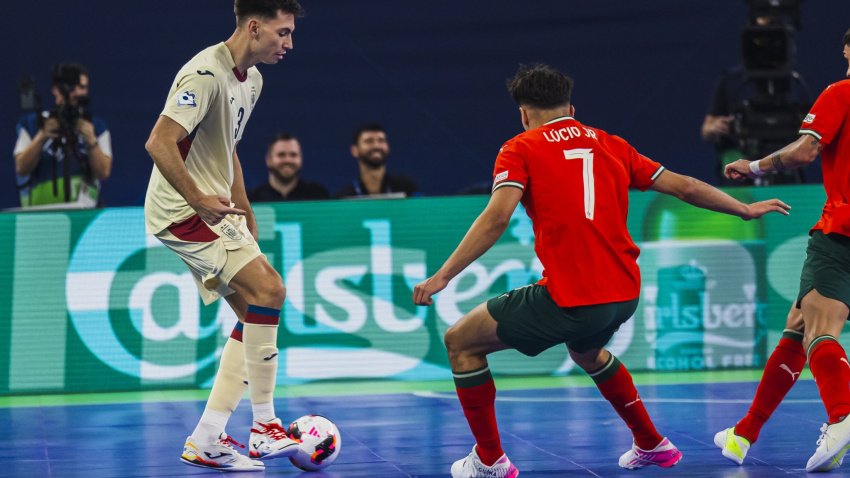 Ricardo Mayor en la final contra Portugal