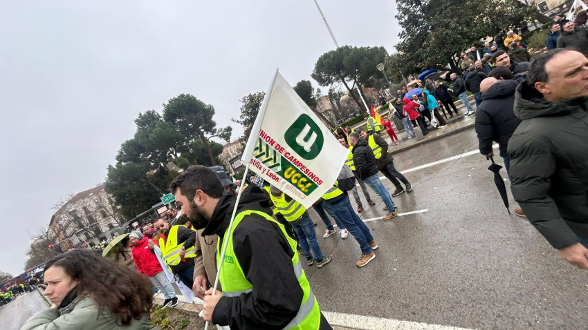 Tractorada en Madrid en contra del acuerdo con Mercosur