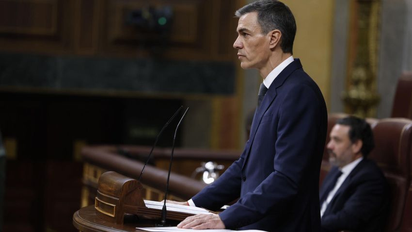 El presidente del Gobierno, Pedro Sánchez
