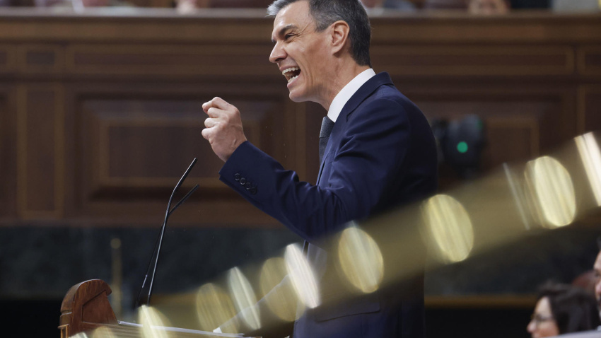 El presidente del Gobierno, Pedro Sánchez