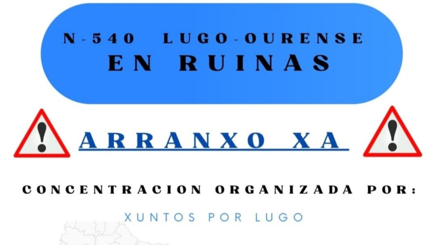 Xuntos por Lugo ha convocado una concentración de protesta para este sábado