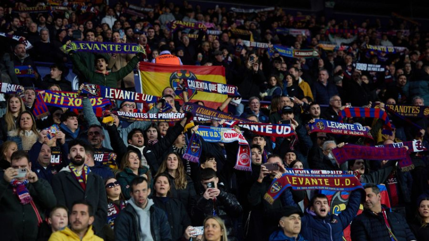 Los seguidores del Levante UD entrarán al campo a las 17:30 horas