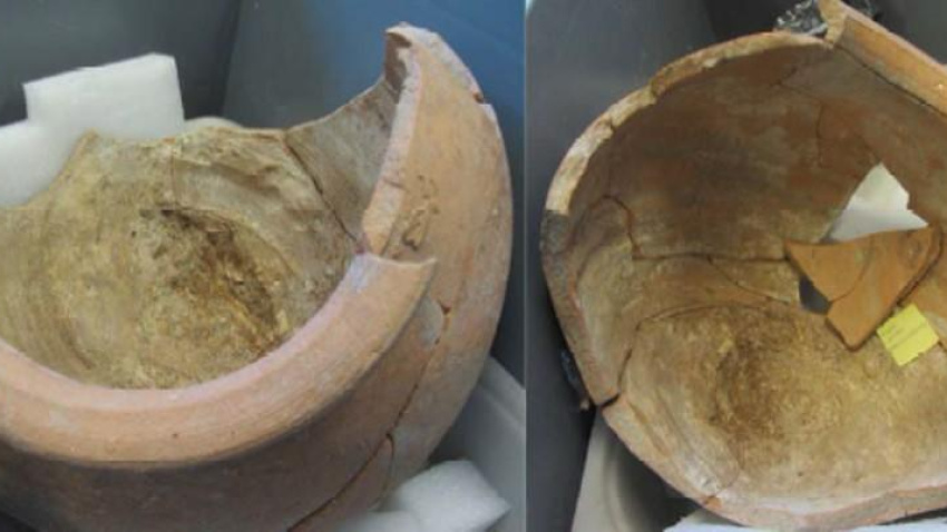 Cerámicas con restos orgánicos