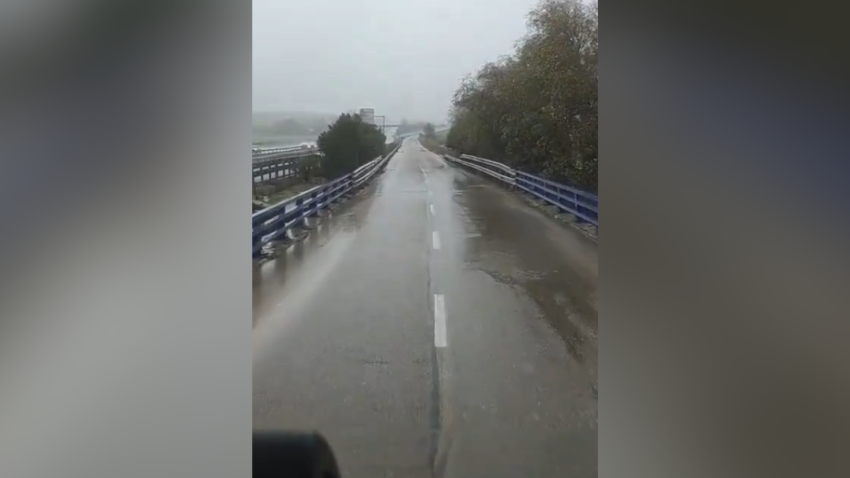 La Autovía A-4 con baches, desde un camión