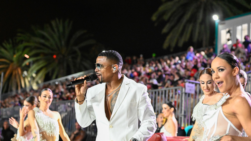 Tonny Tun Tun en un momento de su actuación en la Gala