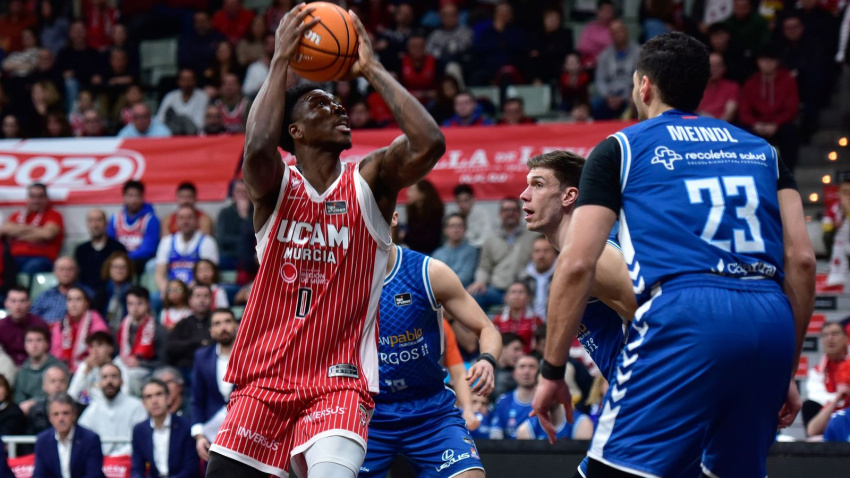 Cacok dominó bajo los aros