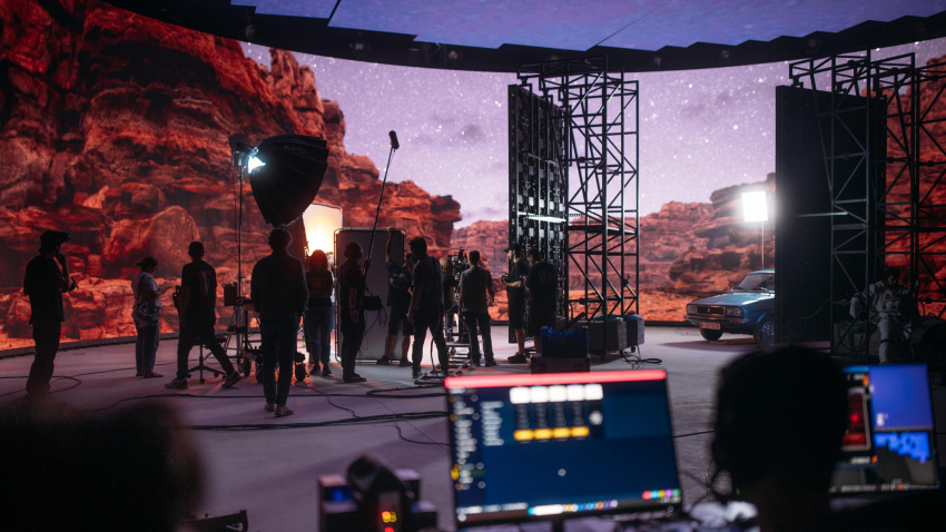 Plató virtual Coruña Estudio Inmersivo