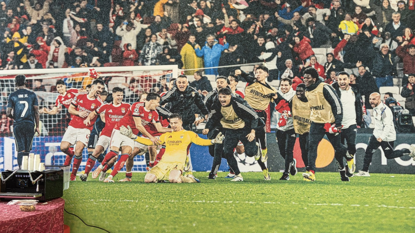 El Benfica recibe al Real Madrid con un mural que no gustará al madridismo