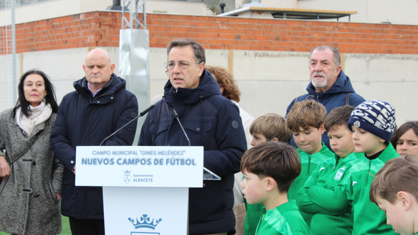 Inauguración campos de fútbol 5 y 7 Ginés Meléndez