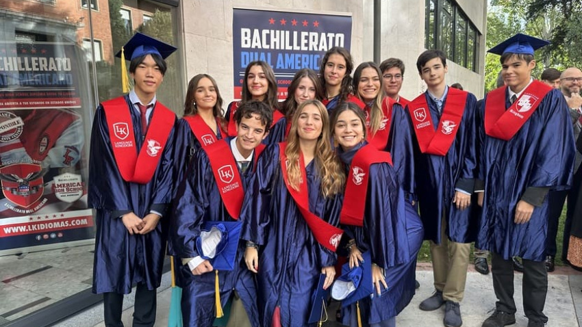 Cursar el bachillerato dual permite a los estudiantes obtener simultáneamente el título de Bachiller español y el American High School Diploma