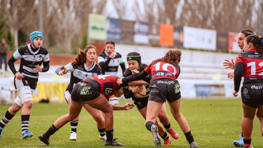 Equipo de rugby femenino.