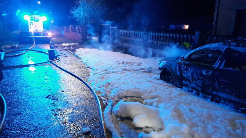 El incidente se produjo en la parte trasera del centro escolar