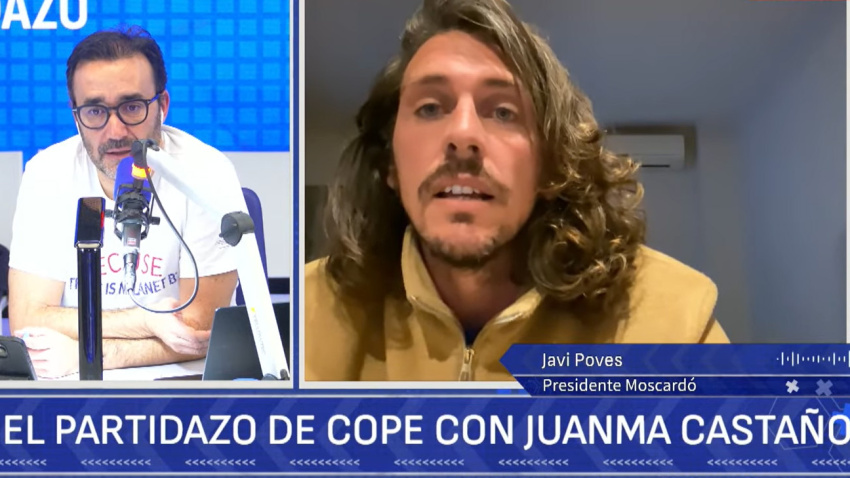 Javi Poves y Juanma Castaño, en El Partidazo de COPE