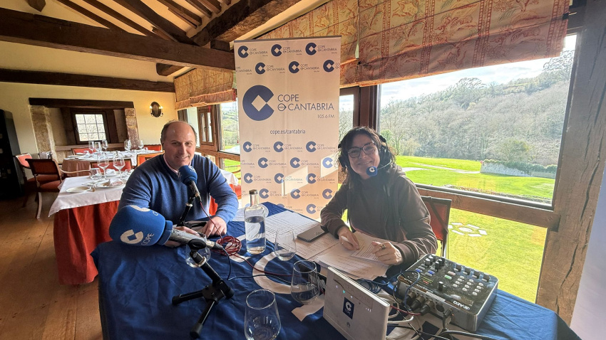 Mariano Saiz Vega, gerente del campo de Golf, en COPE Cantabria