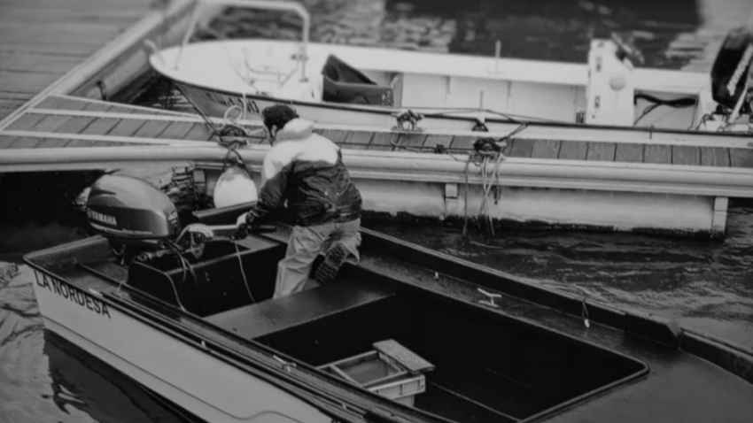 Iván Pulido en el puerto de San Juan de la Arena