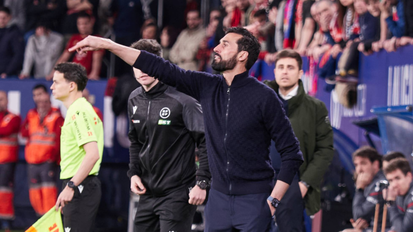 Álvaro Arbeloa, durante el Osasuna-Real Madrid