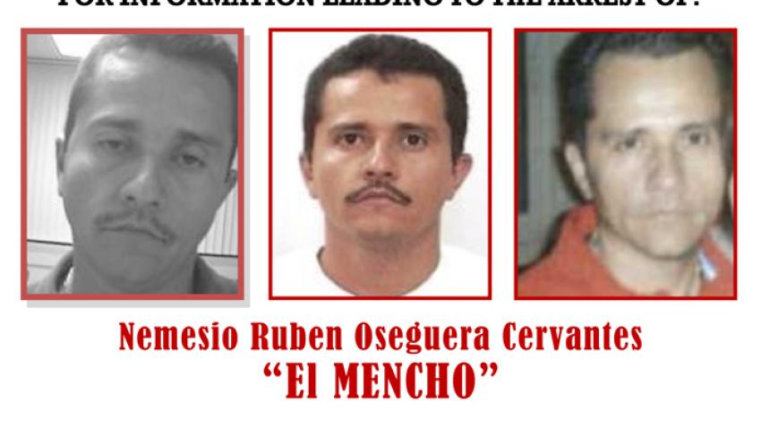 AME7521. BOGOTÁ (COLOMBIA), 22/02/2026.-  Imagen del 16 de Octubre de 2018 difundida por la cuenta en X @DEALOSANGELES que muestra un cartel ofreciendo recompensa por información que conduzca a la captura de Nemesio Rubén Oseguera Cervantes El Mencho la DEA difundió el cartel oficial de Se busca, en el marco de operaciones coordinadas contra el Cártel Jalisco Nueva Generación (CJNG). Oseguera fue abatido durante un operativo con fuerzas federales en el estado de Jalisco (oeste), según confirmaron a EFE este domingo fuentes del Gobierno de México. EFE/ @dealosangeles /SOLO USO EDITORIAL/ NO VENTAS/ SOLO DISPONIBLE PARA ILUSTRAR LA NOTICIA QUE ACOMPAÑA (CRÉDITO OBLIGATORIO)