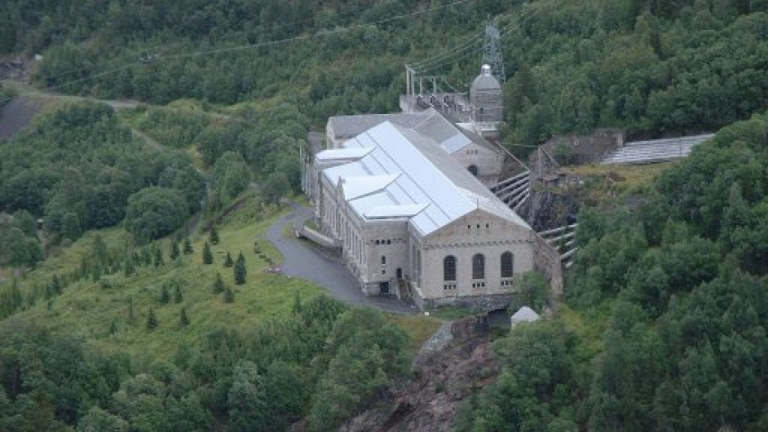 Central hidroeléctrica de Vemork, donde la Special Operations Executive realizó el 27 de febrero de 1943 la "Operación Gunnerside" para sabotear la producción alemana de agua pesada
