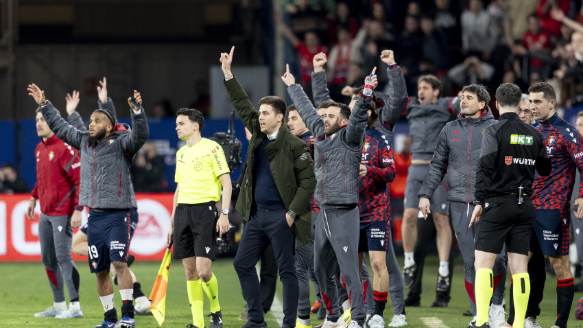 Alessio Lisci, entrenador de Osasuna en El Sadar