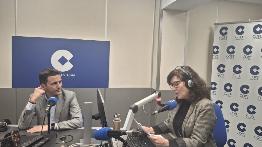 Pedro Casares junto a Cristina Jimeno.
