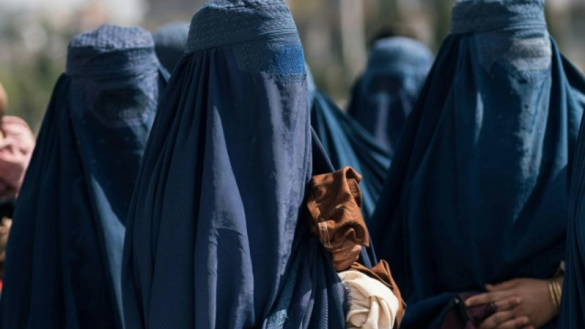 Imagen del uso del burka