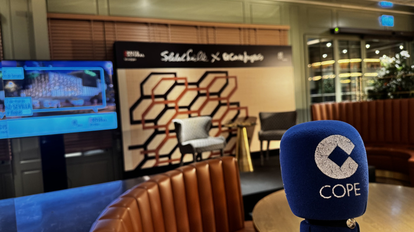 COPE en la presentación de "Tramas y fugas", de Soledad Sevilla