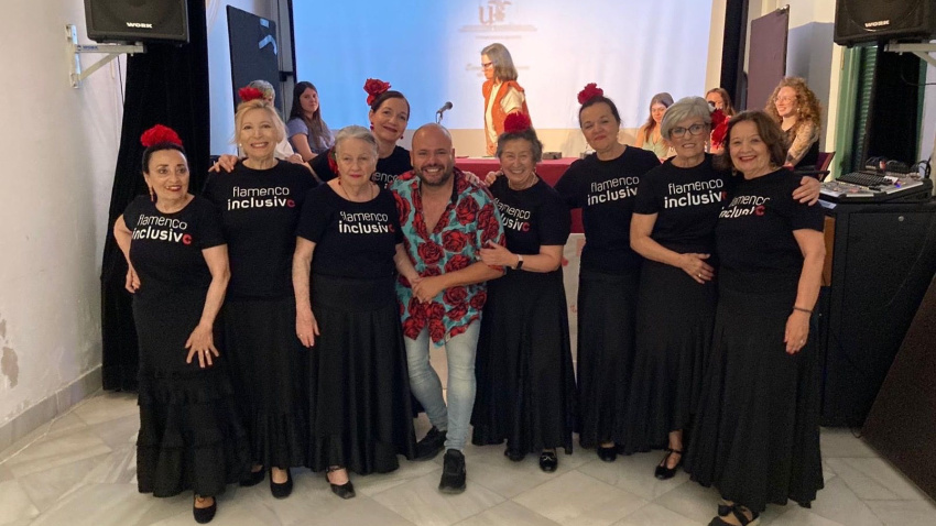 José Galán y la escuela de baile Flamenco Inclusivo