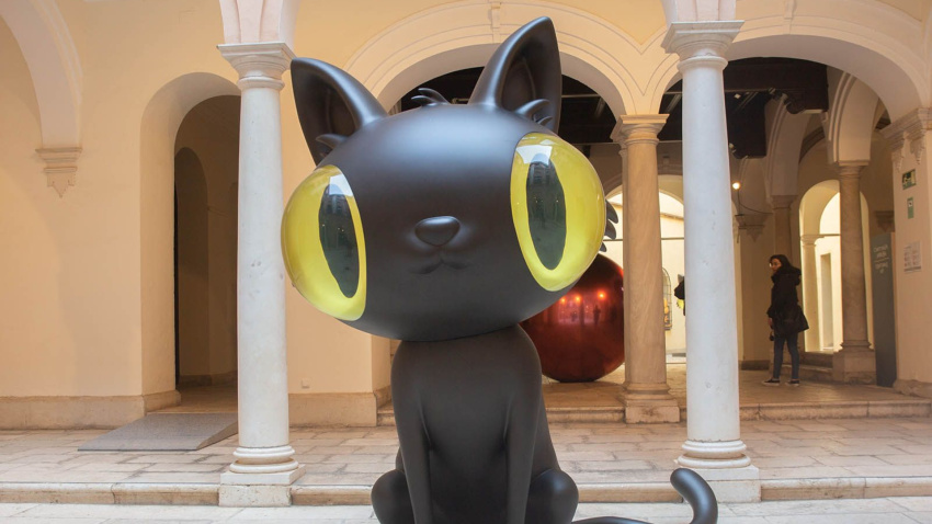 Imagen de una de sus exposiciones