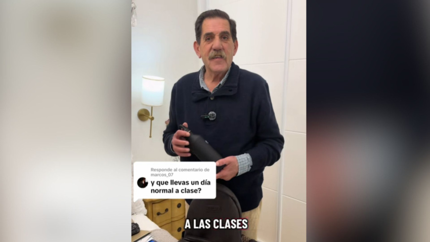 Miguel Ángel, Abuelito en clase