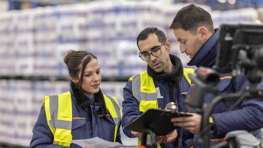 Trabajadores de Mercadona. Cedida por la empresa