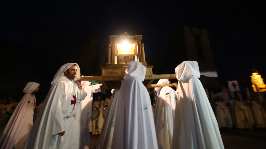 Desfile de la Noche Templaria de Ponferrada (León)