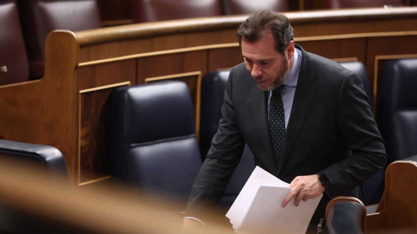 El ministro de Transportes y Movilidad Sostenible, Óscar Puente