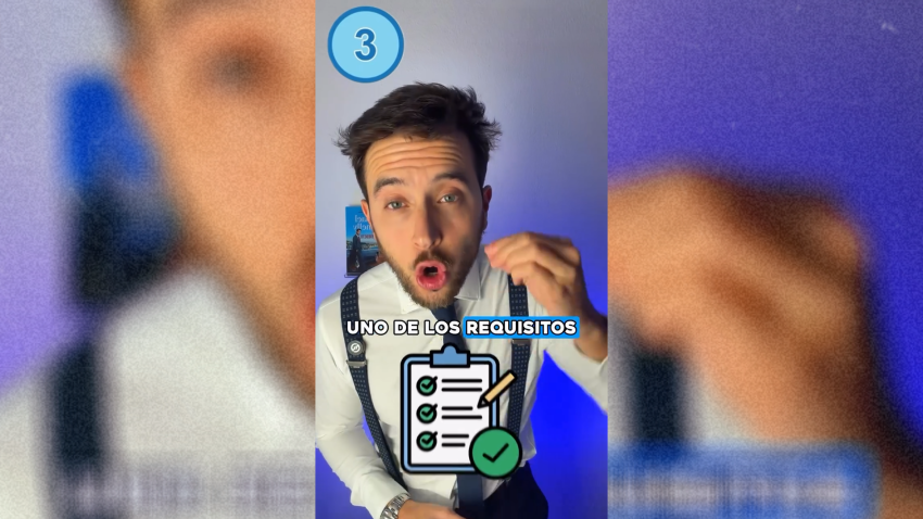 Miguel Ángel durante el video