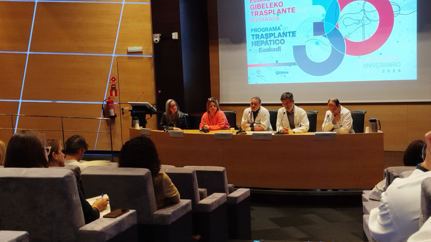 Se cumplen 30 años del primer trasplante hepático realizado en Osakidetza