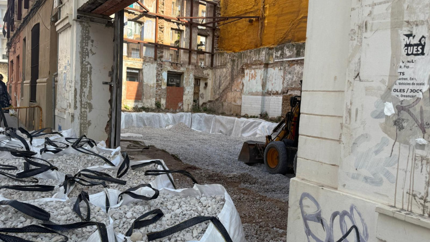 El solar de El Penal en Dénia vuelve a la vida tras casi una década de abandono