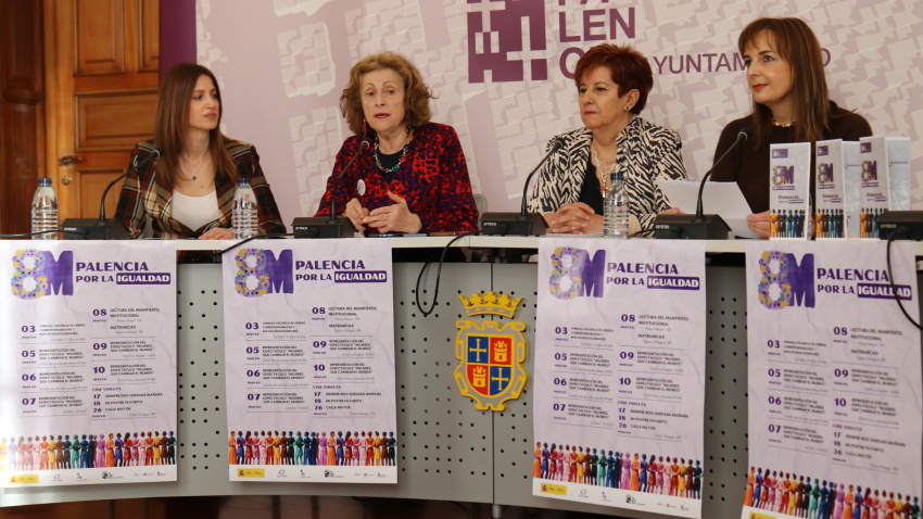 'Palencia por la Igualdad’, lema de la programación del Ayuntamiento para el 8 de marzo